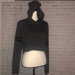 Hollister Hooded Crop Top